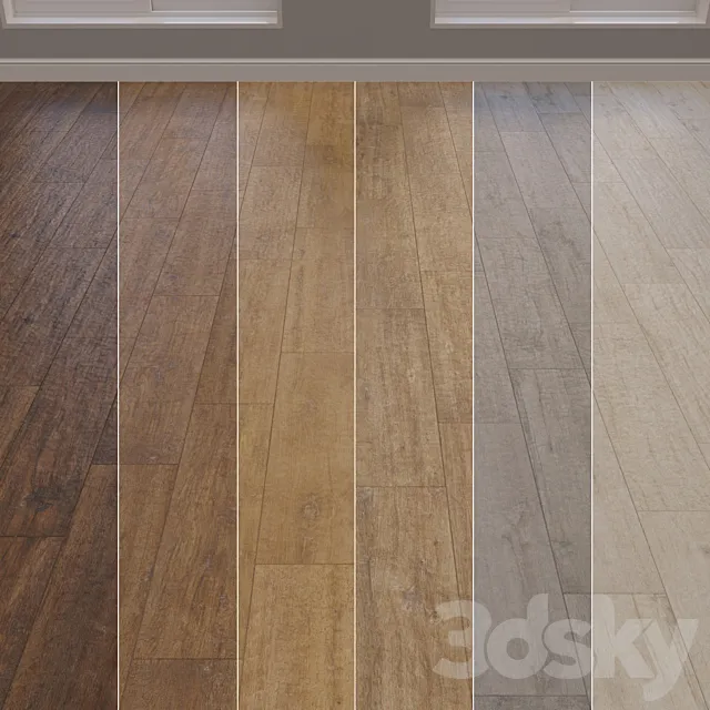 Italon Natural Life Wood full linear flooring 3ds Max