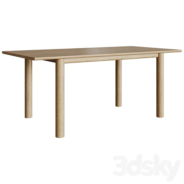 Itamae dining table 3ds Max