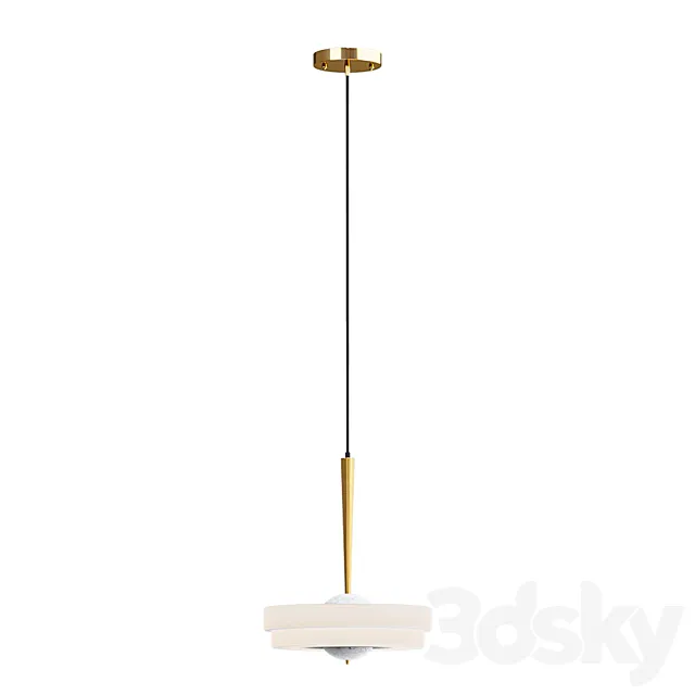 Item: PD854Q Pendant lamp HEL by Romatti green 3ds Max