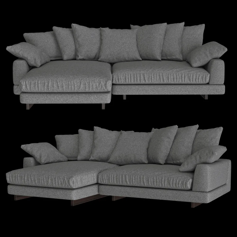 Ivasa – Sofa Amur Puffy 3ds Max