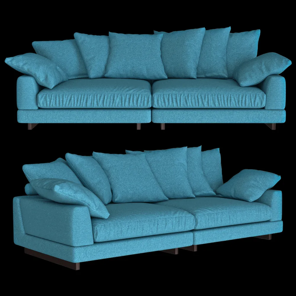 Ivasa – Sofa Amur Puffy 3ds Max