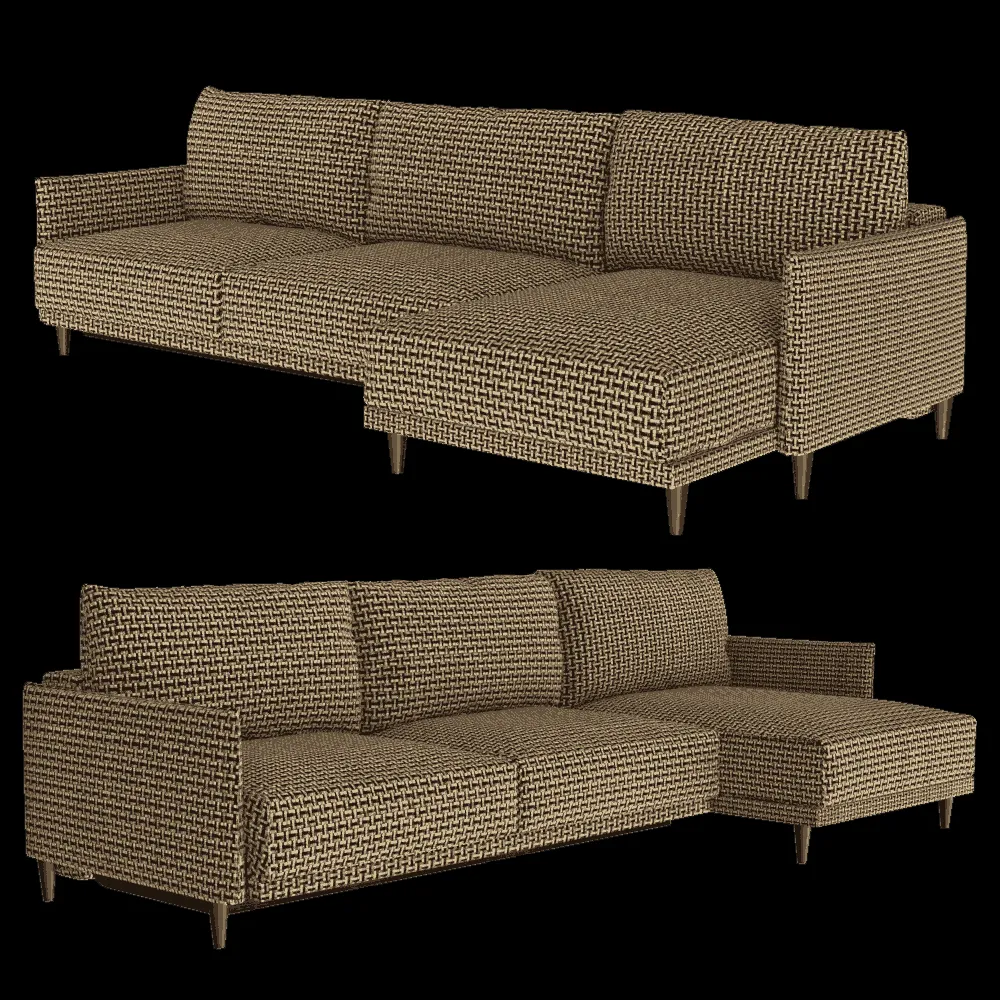 Ivasa – Sofa HVOYA corner folding 3ds Max