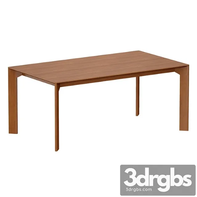 Ivy rectangle wood dining table (crate and barrel)