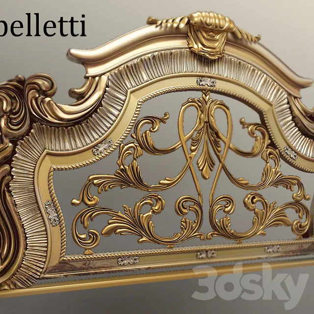 izgolove to bed CAPPELLETTI 3DS Max Model