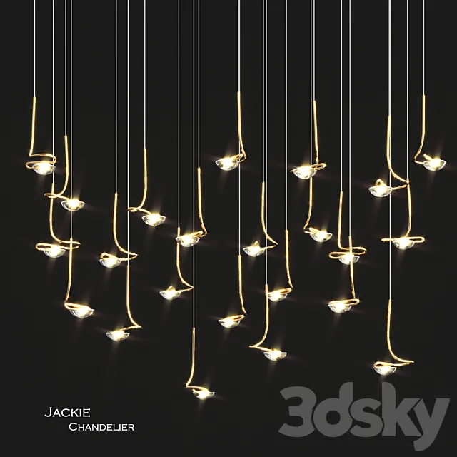 Jackie Chandelier by Catellani & Smith 3ds Max