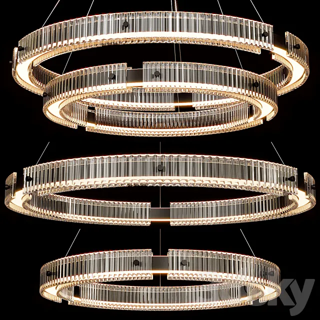 Jackson Led Chandelier 3ds Max