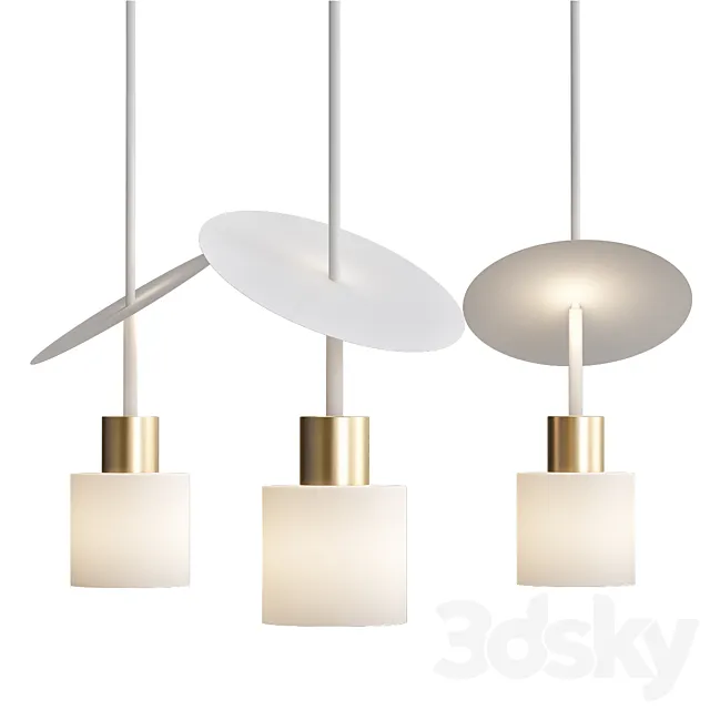 Jacksons three ceiling lamps 3DS Max Model