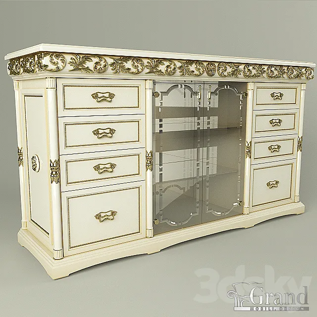 “Jacqueline” chest of drawers “Grand” 3DSMax File