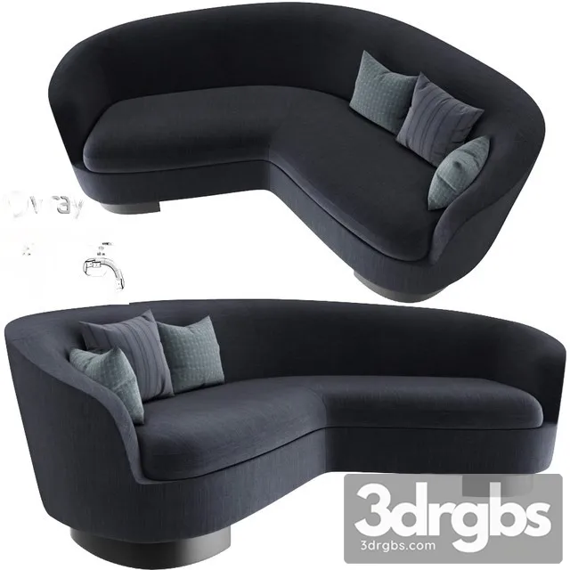 Jacques  Curved Sofa 3dsmax Download