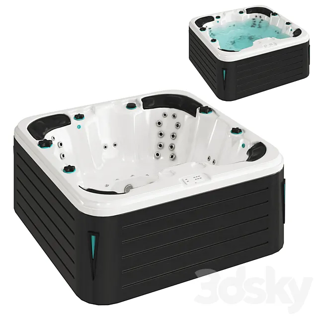 Jacuzzi SPA PassionSpas Rewind 3DS Max Model