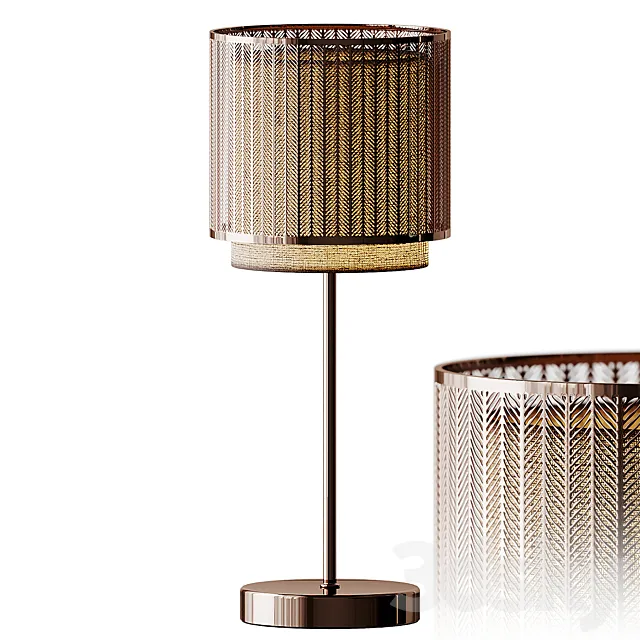 Jada Touch Table Lamp Brass and Rose Gold 3ds Max