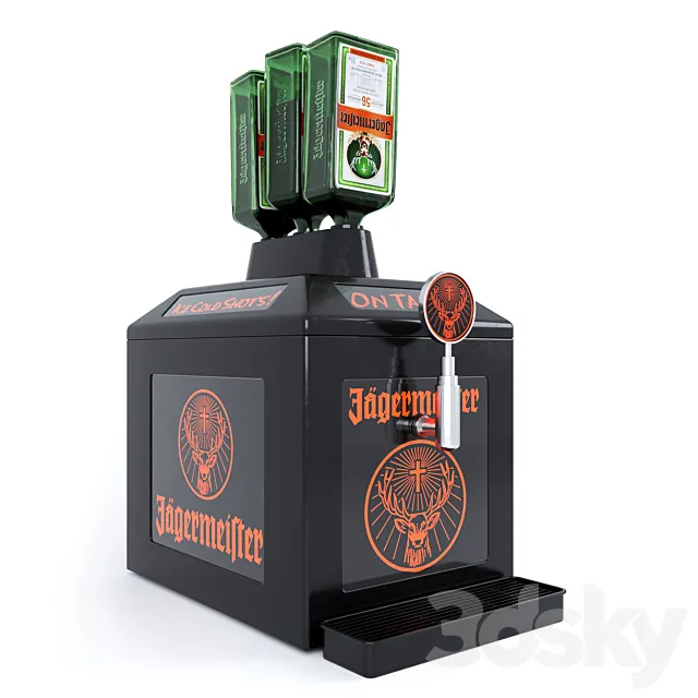 Jagermeister Tap Machine 3dsMax Model