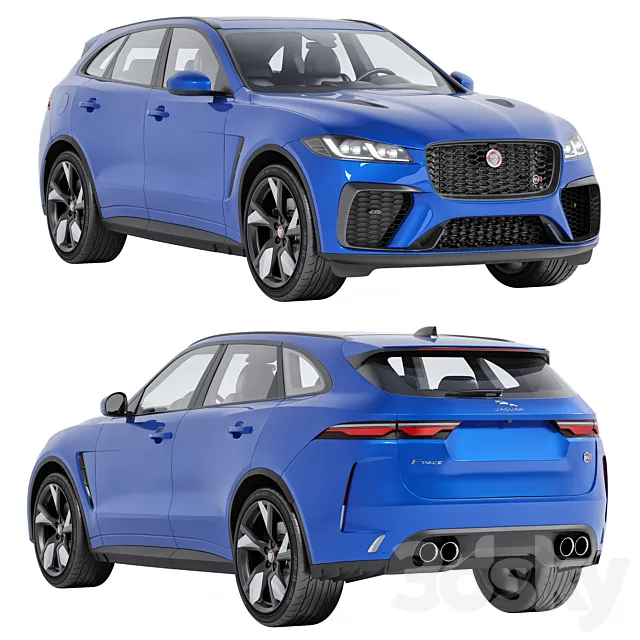 Jaguar F-Pace SVR 2023 3ds Max