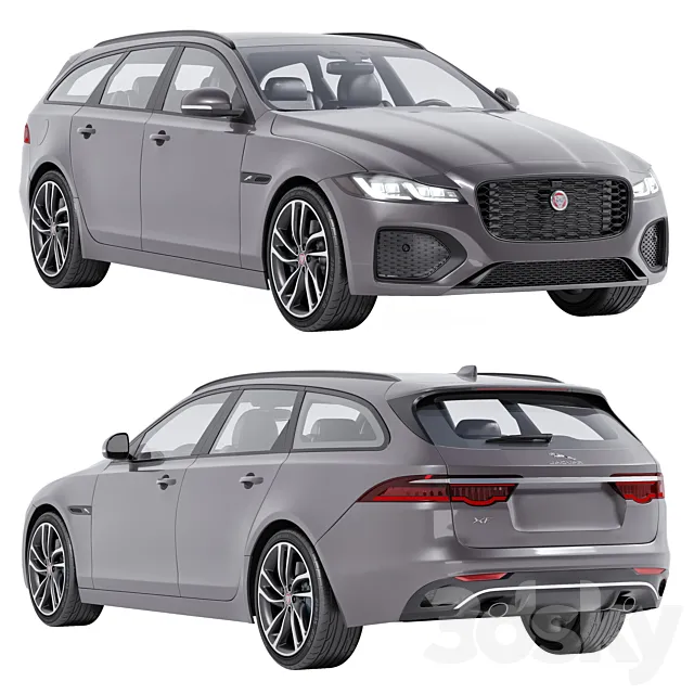 Jaguar XF Sportbrake 3ds Max