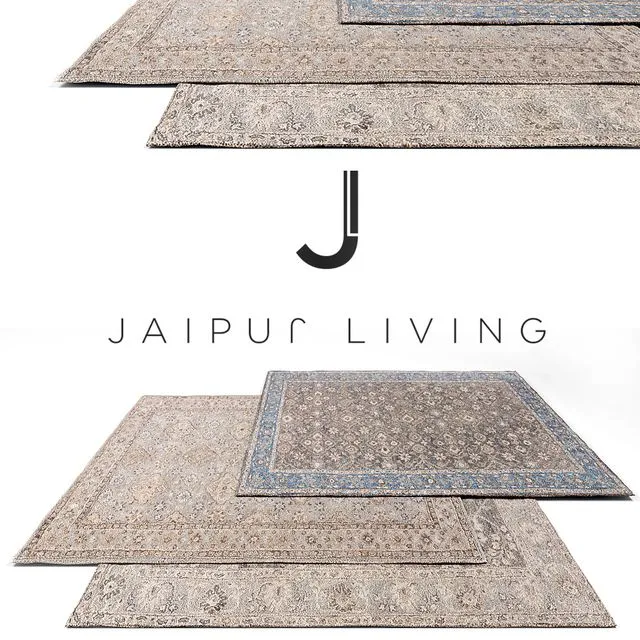 Jaipur Living Classic Rug Set 7 3dsMax Model