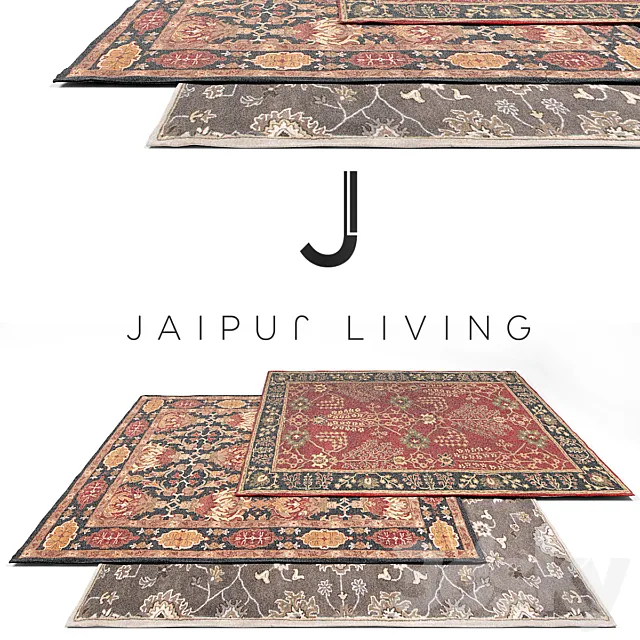 Jaipur Living Classic Rug Set 9 3ds Max