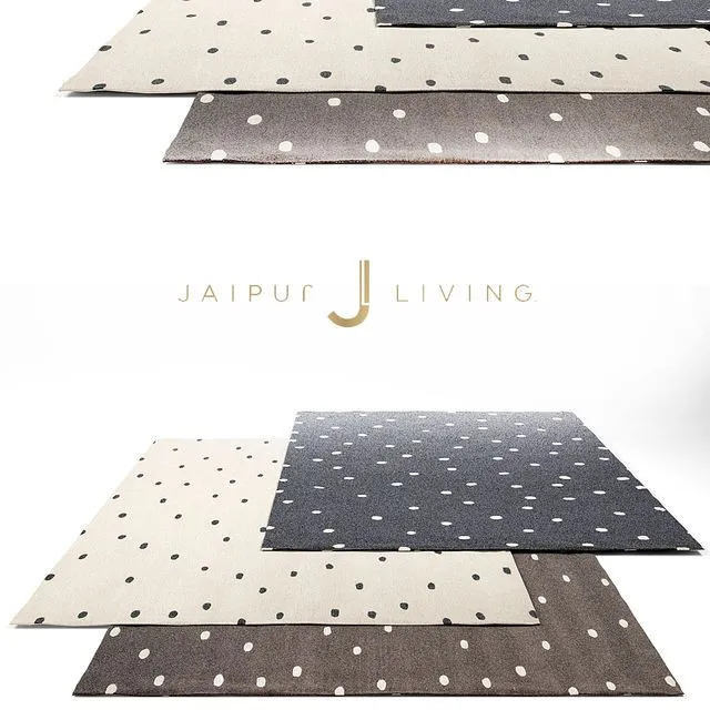 Jaipur Living Contemporary Rug Set 4 3dsMax Model