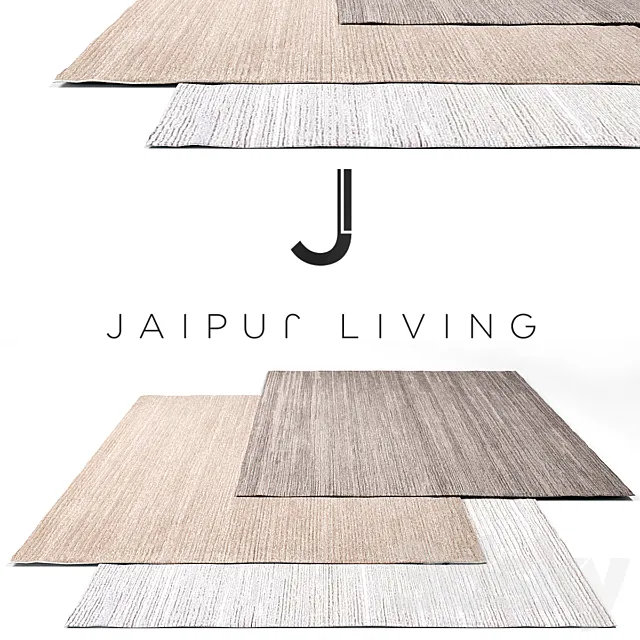 Jaipur living Luxury Rug Set 16 3ds Max