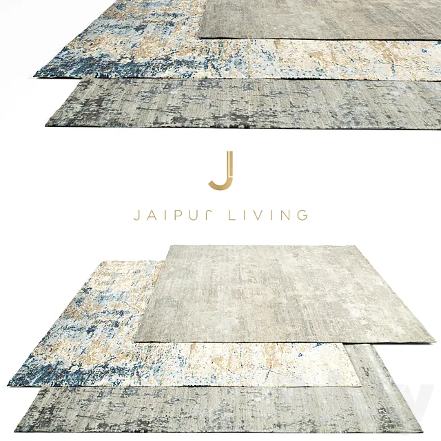 Jaipur Living rug Set 1 3DSMax File