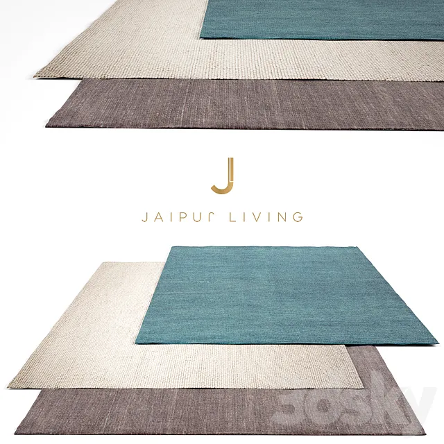 Jaipur Living Rug Set 15 3DS Max Model