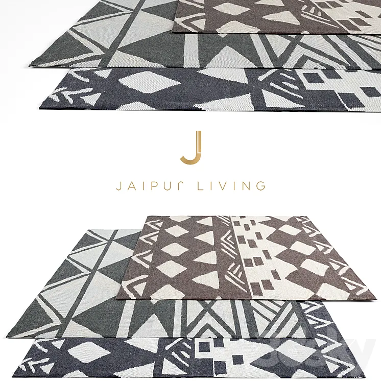Jaipur Living Rug Set Designer 3DS Max