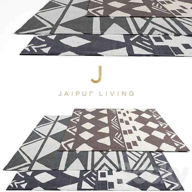 Jaipur Living Rug Set Designer 3DSMax File