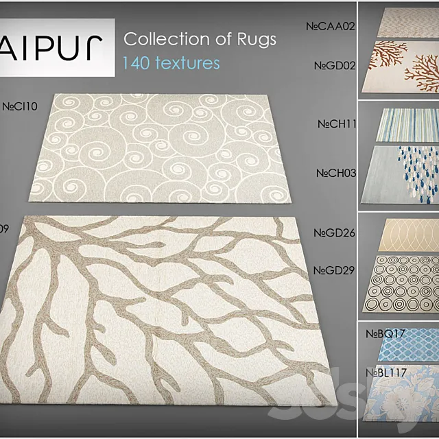 Jaipur rugs collection # 1 3DSMax File