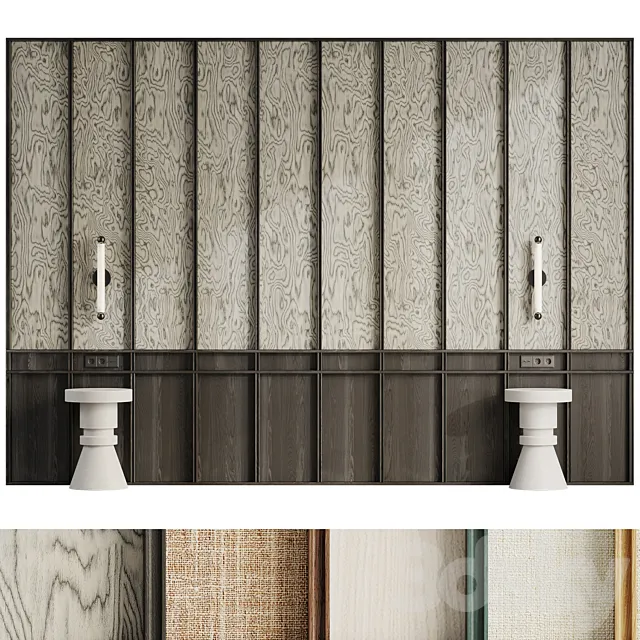 Jairo wall panel 3ds Max