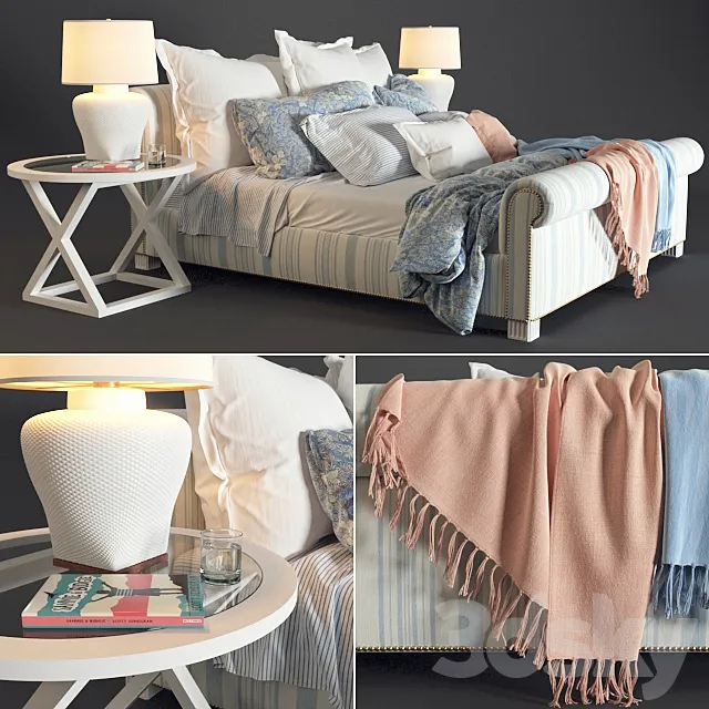 Jamaica Bed Ralph Lauren (vray GGX) 3ds Max