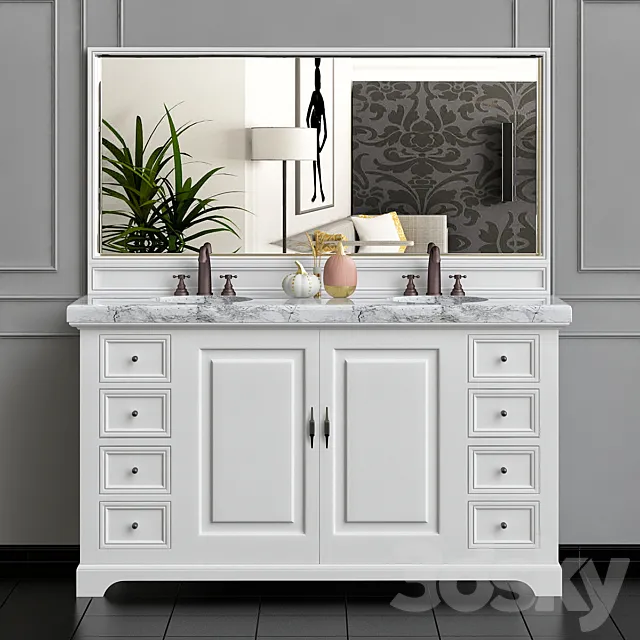 James Martin Signature Vanities Providence 3DS Max Model