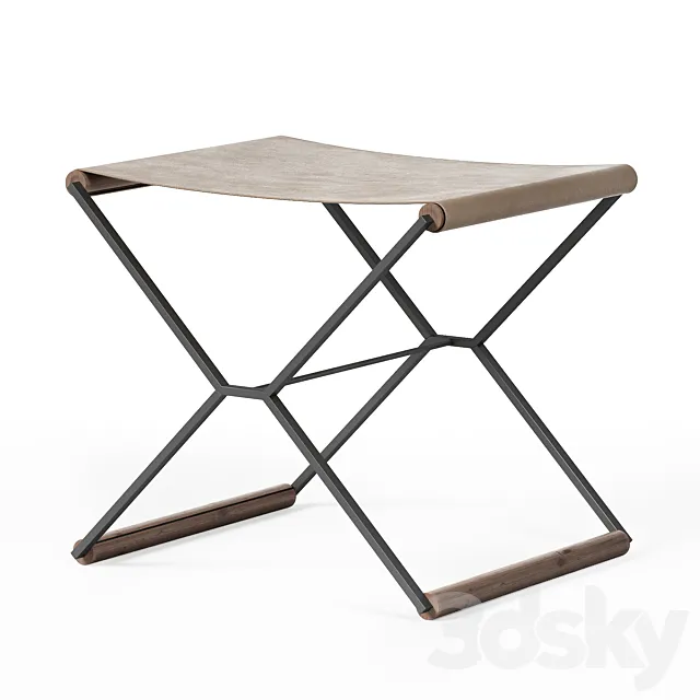 James Stool_Folding chair 3ds Max