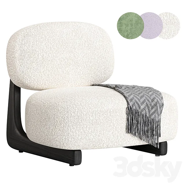 Jamie chair by Siene Home 3ds Max