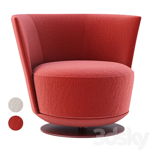 Jammin Armchair by Alberta Pacific Furniture _ Half Round Restaurant Chair 3ds Max