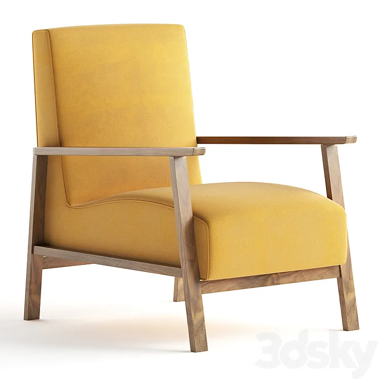 JAMNI Madera Armchair 3DS Max