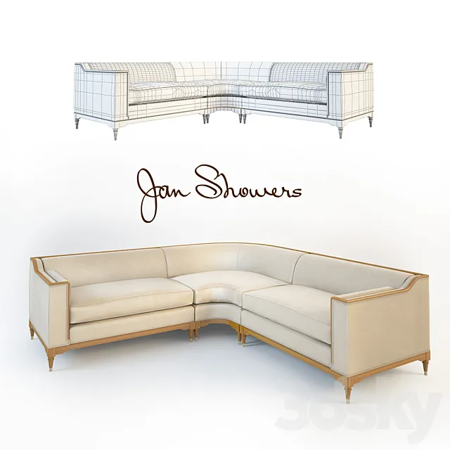 Jan Showers Marilyn sectional № 214 3ds Max