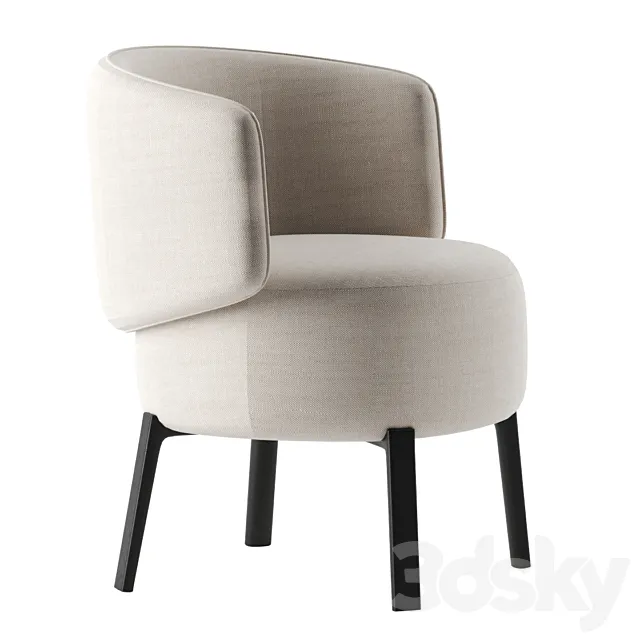 JANE dining chair by Piet Boon 3ds Max