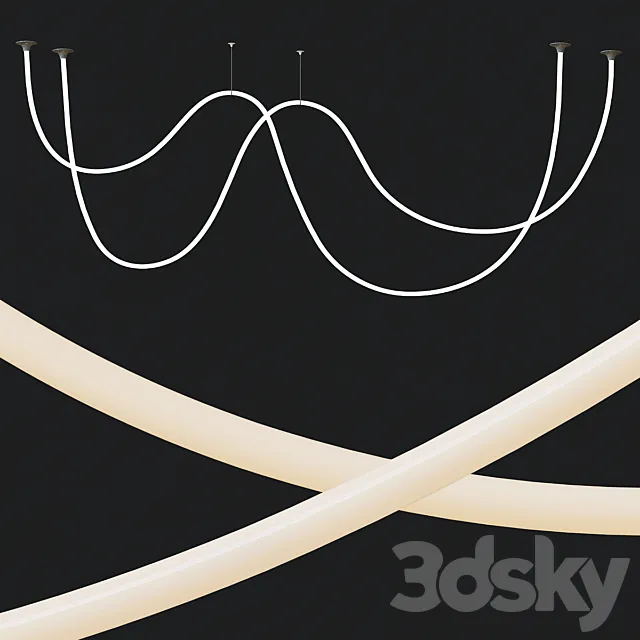 JANE Led Line Lights 3ds Max