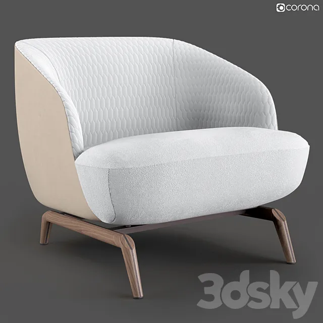 JANET | Armchair By Giorgetti 3DSMax File