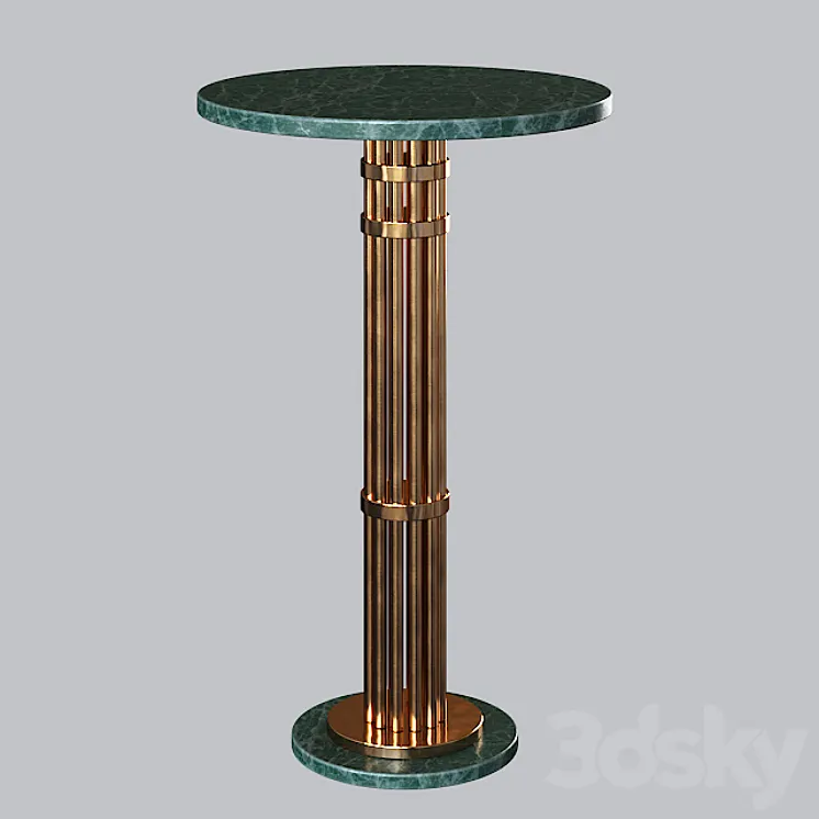 Janis Bar Table 3DS Max