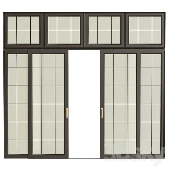 Japanese interior doors 3ds Max