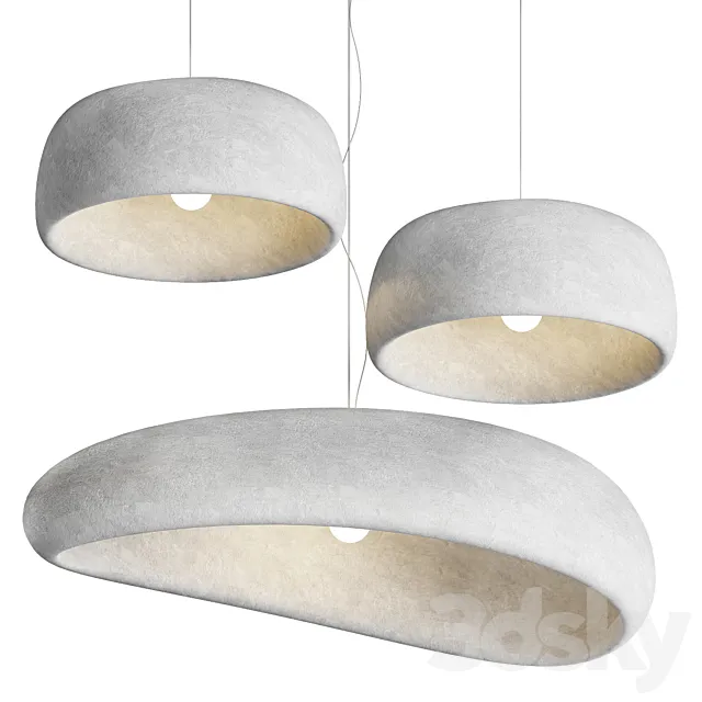 Japanese Wabi Sabi Pendant Lamp 3ds Max
