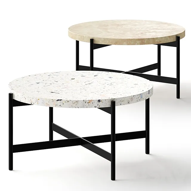 Jaque Terrazzo Coffee Table 3DS Max Model