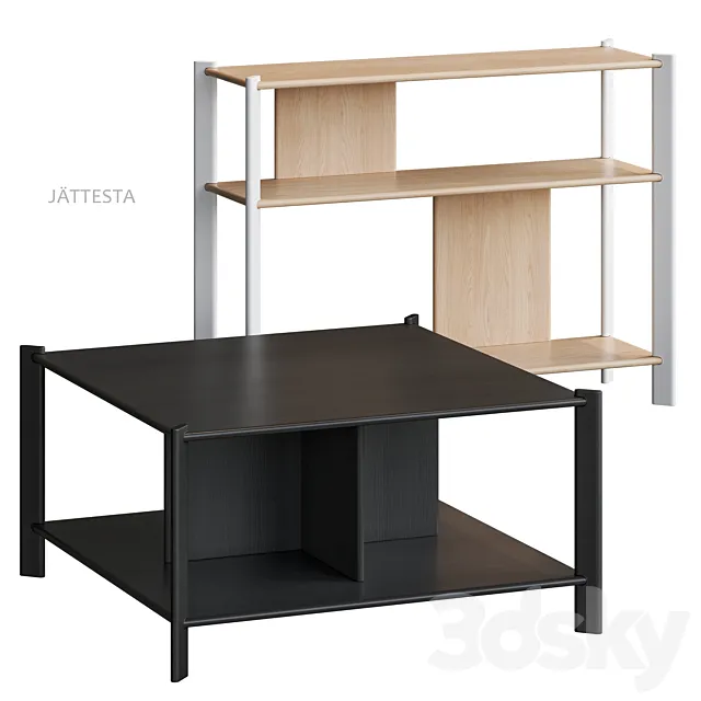 JÄTTESTA IKEA table 3ds Max