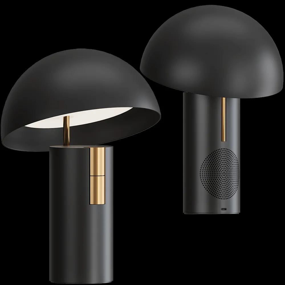 Jaune Fabrique – Table lamp/Speaker Alto Musical Edition 3ds Max