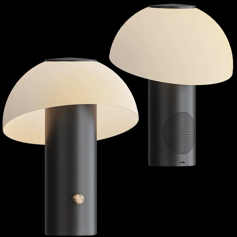 Jaune Fabrique – Table lamp/Speaker Piccolo 3ds Max