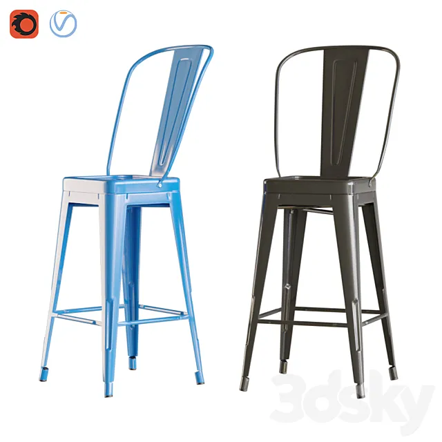 Jaylen metal bar 3ds Max