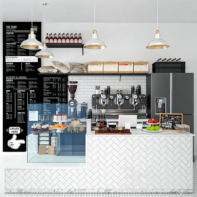 JC Coffee Shop 8 3DSMax File