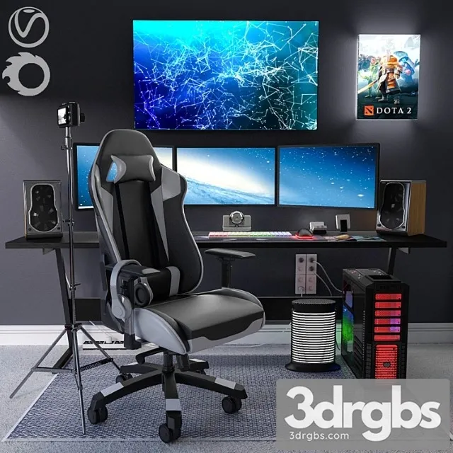 Jc gaming room 2 3dsmax Download