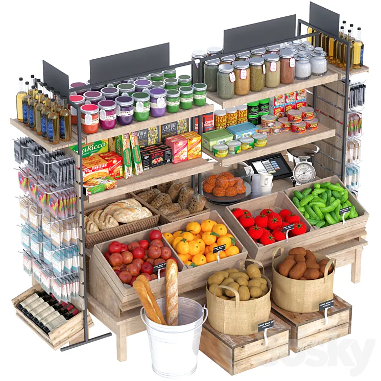 JC Grocery Store 7 3DS Max