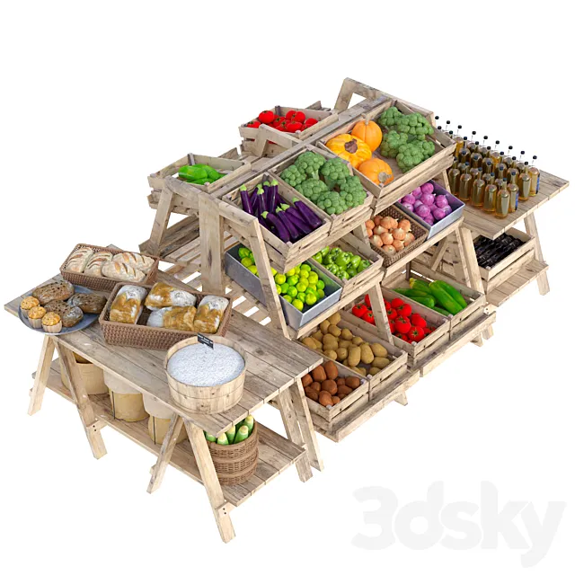 JC Grocery Store 9 3dsMax Model